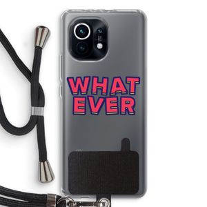 Whatever: Xiaomi Mi 11 Transparant Hoesje met koord