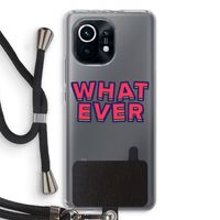 Whatever: Xiaomi Mi 11 Transparant Hoesje met koord