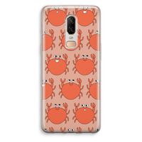 Krab: OnePlus 6 Transparant Hoesje