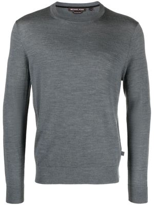Michael Kors pull en laine mérinos à col rond - Gris