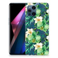 OPPO Find X3 | X3 Pro TPU Case Orchidee Groen - thumbnail