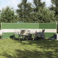 Windscherm camping waterdicht 490x123 cm groen