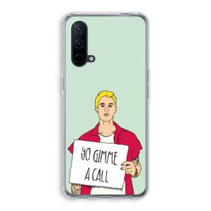 Gimme a call: OnePlus Nord CE 5G Transparant Hoesje