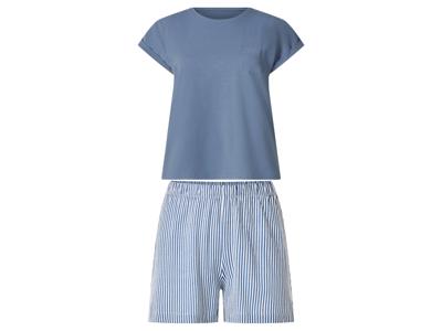 esmara Korte dames pyjama (Blauw, M (40/42))