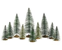 Needle pine trees set of 10 - LEMAX - thumbnail