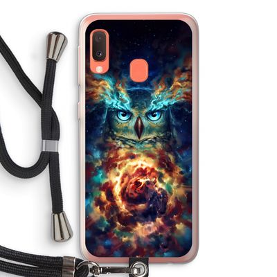 Aurowla: Samsung Galaxy A20e Transparant Hoesje met koord
