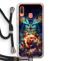 Aurowla: Samsung Galaxy A20e Transparant Hoesje met koord