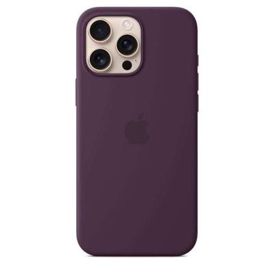 APPLE iPhone 16 Pro Max - Siliconen hoesje met MagSafe - Pruim