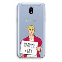 Gimme a call: Samsung Galaxy J5 (2017) Transparant Hoesje