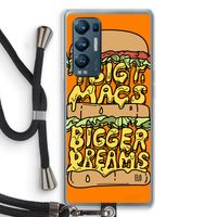 Big Macs Bigger Dreams: Oppo Find X3 Neo Transparant Hoesje met koord
