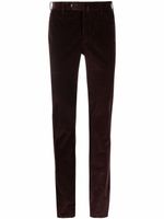 Pt01 pantalon slim en velours côtelé - Rouge