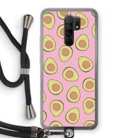 Dancing avocados: Xiaomi Redmi 9 Transparant Hoesje met koord