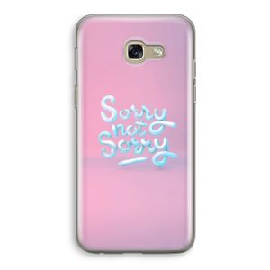Sorry not sorry: Samsung Galaxy A5 (2017) Transparant Hoesje