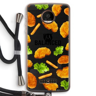 Eat Balanced: Motorola Moto Z Force Transparant Hoesje met koord