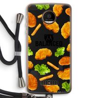 Eat Balanced: Motorola Moto Z Force Transparant Hoesje met koord