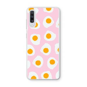 Dancing eggs: Samsung Galaxy A70 Transparant Hoesje