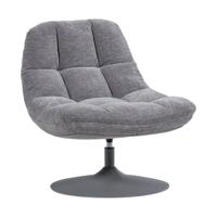 WOOOD Elvi fauteuil chenille Lichtgrijs
