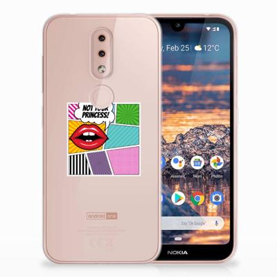 Nokia 4.2 | Sillicone Back Cover | Popart Princess Nokia 4.2 | Sillicone Back Cover | Popart Princess