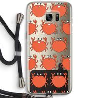 Krab: Samsung Galaxy S7 Edge Transparant Hoesje met koord