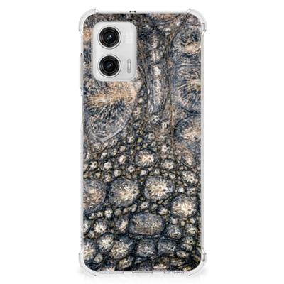 Motorola Moto G73 Case Anti-shock Krokodillenprint Motorola Moto G73 Case Anti-shock Krokodillenprint