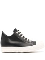 Rick Owens baskets en cuir à plateforme - Noir - thumbnail