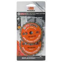 Vervangende diamantschijven klein Mandrex EzyGrind 2 stuks