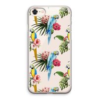 Kleurrijke papegaaien: iPhone 8 Transparant Hoesje