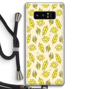 Herfst: Samsung Galaxy Note 8 Transparant Hoesje met koord