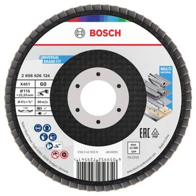 Bosch Accessories 2608626124 Lamellenschuurschijf Diameter 115 mm 1 stuk(s)