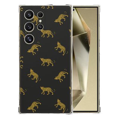 Samsung Galaxy S25 Ultra Hoesje - Leopards TPU Antishock Samsung Galaxy S25 Ultra Hoesje - Leopards TPU Antishock