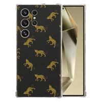 Samsung Galaxy S25 Ultra Hoesje - Leopards TPU Antishock Samsung Galaxy S25 Ultra Hoesje - Leopards TPU Antishock