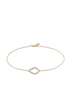 Monica Vinader bracelet en or 14ct Riva Kite pavé de diamants
