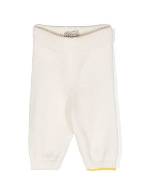 Gensami kids pantalon de jogging en maille - Blanc