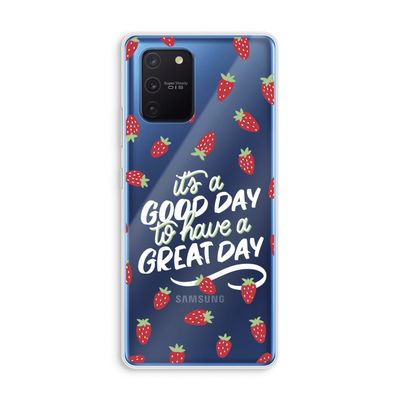 Don't forget to have a great day: Samsung Galaxy Note 10 Lite Transparant Hoesje