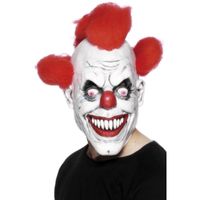Eng clown masker voor volwassenen   -
