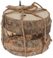Houten onderzetters 11 cm 6 stuks Houten onderzetters 11 cm 6 stuks