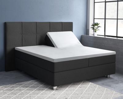 Primaviera Deluxe Splittopper Satijn Hoeslaken Wit 160 x 200