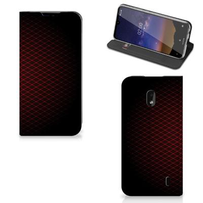 Nokia 2.2 | Hoesje met Magneet | Geruit Rood