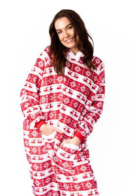 Hoodie deken extra lang Kerst