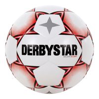 Derbystar Solaris S-Light Voetbal Kids Wit Rood - thumbnail