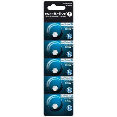 EverActive CR927 mini lithiumbatterij - blisterverpakking van 5 stuks