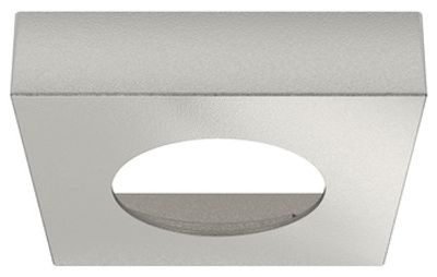 LED afdekring zilverkleur vierkant voor opbouwspot 2025 2026