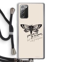 Good or bad: Samsung Galaxy Note 20 / Note 20 5G Transparant Hoesje met koord Good or bad: Samsung Galaxy Note 20 / Note 20 5G Transparant Hoesje met koord