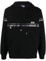 GCDS hoodie EKD à ornements en cristal - Noir