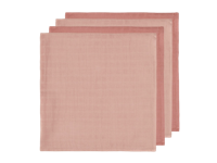 Hydrofiele Doek Small 70x70cm Bamboe Katoen - Pale Pink - 4 Stuks