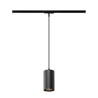 SLV Hanglamp voor railAsto Tube 1-fase zwart - 1010099 SLV Hanglamp voor railAsto Tube 1-fase zwart - 1010099