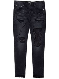 Purple Brand jean skinny à détail de patch - Noir