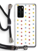 Bollen: Huawei P40 Transparant Hoesje met koord