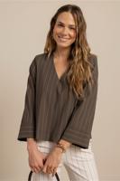 Cilou stripe top - new army/kit - 13473