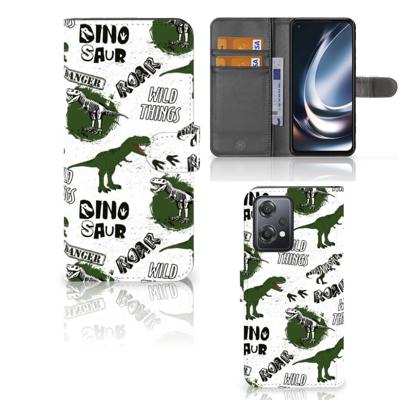 Telefoonhoesje | Met pasjeshouder | voor OnePlus Nord CE 2 Lite Dinosaurus